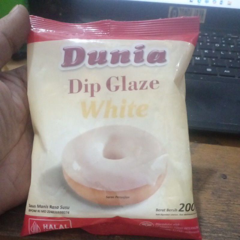 

dip glaze white dunia 200 gram