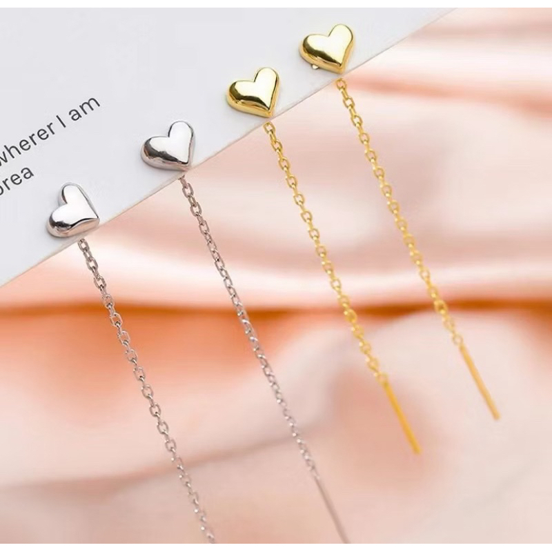 Anting Tusuk Love Titanium Anti Karat Dan Luntur