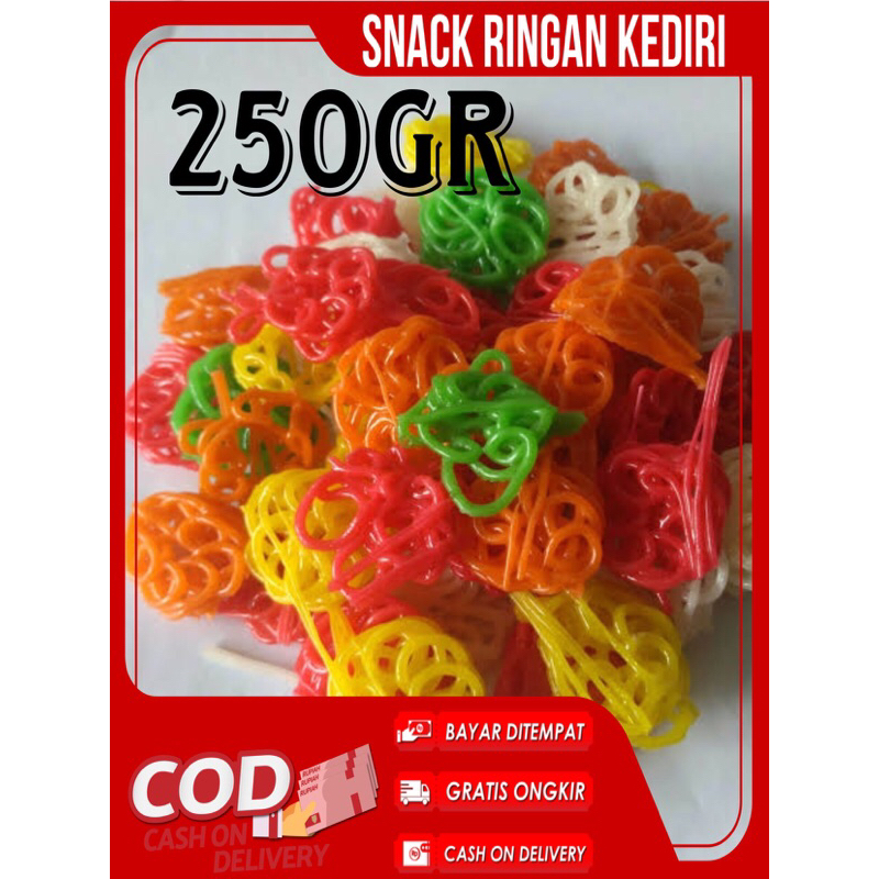 

[250gr] kerupuk mawar warna warni/ kerupuk toping seblak