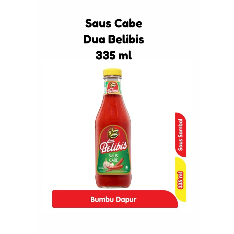 

Saus Cabe Dua Belibis 335 ml Sambal Belibis Botol 335ml