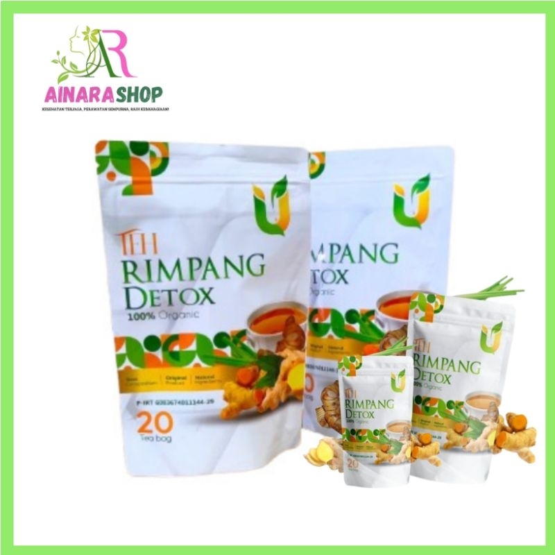 Teh Rimpang Detox | Detox Alami | Teh Diet Detox | Rimpang Pelangsing Herbal Melancarkan haid