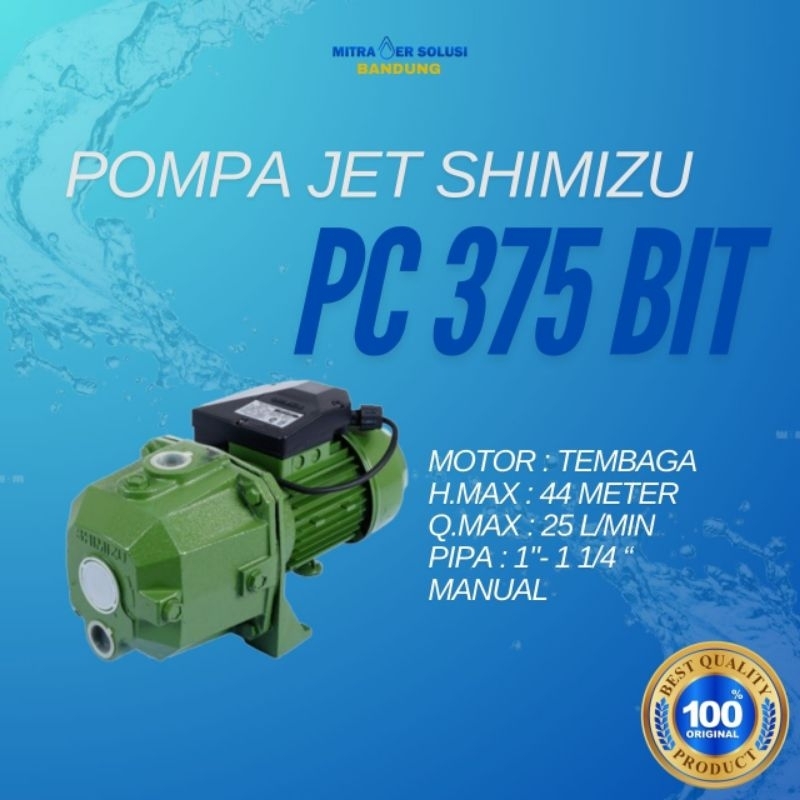 Shimizu Jetpump PC 260 BIT & PC 375 BIT