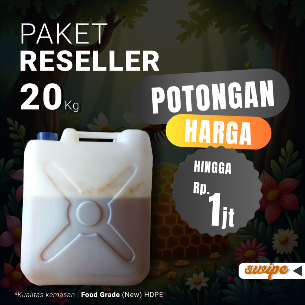 

Madu Hutan 100% Asli 20KG – Paket Reseller Special Edition