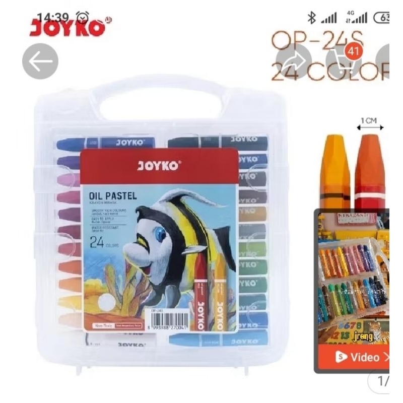 

KRAYON JOYCO24WARNA