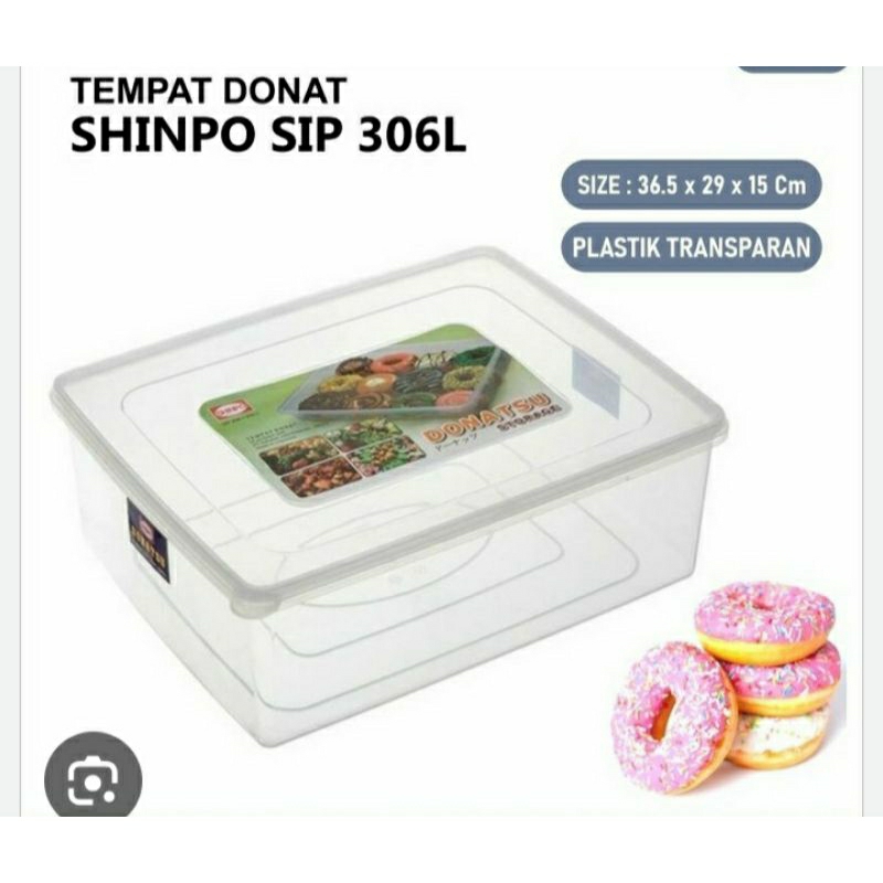 tempat donat/kotak donat/wadah donat shinpo