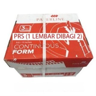 

Kertas CF Continuous Form Paperline Kecil 3 Ply Warna Perforasi Putih Merah Kuning 9 1/2 x 11 in Di bagi 2