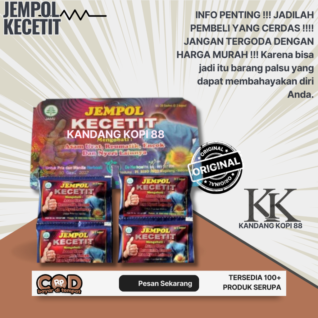 JEMPOL KECETIT KAPSUL ORIGINAL