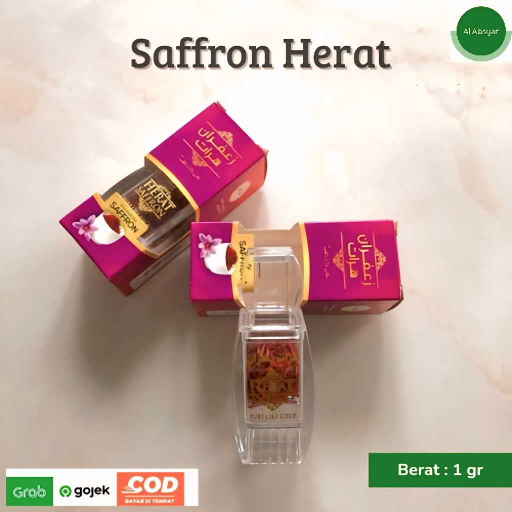 

Herat Saffron Afghanistan - Extra Super Negin [1, gram] - Safron Premium Halal 100% Original / Saffron