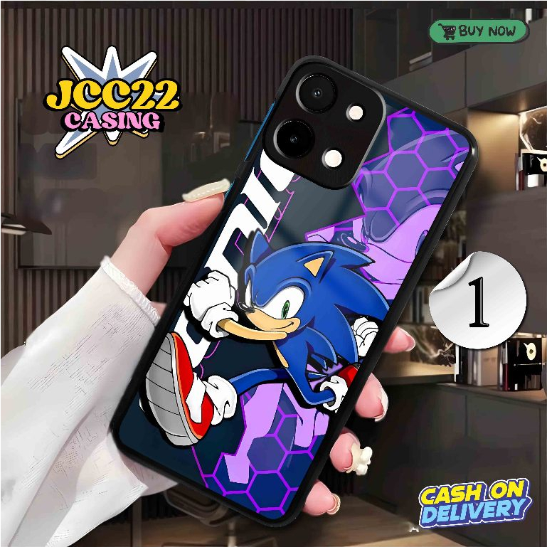 1. CASE CASING GLOSSY UNTUK FOR VIVO Y28 Y200E Y03 Y18 Y100 Y17S Y27S Y27 Y36 Y22S Y21 Y20 Y17 Y16 Y