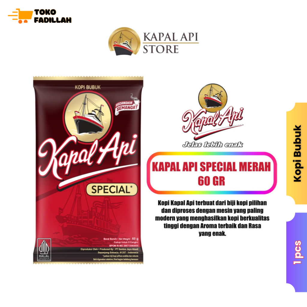 

Kopi Kapal Api Special Merah 60 gr