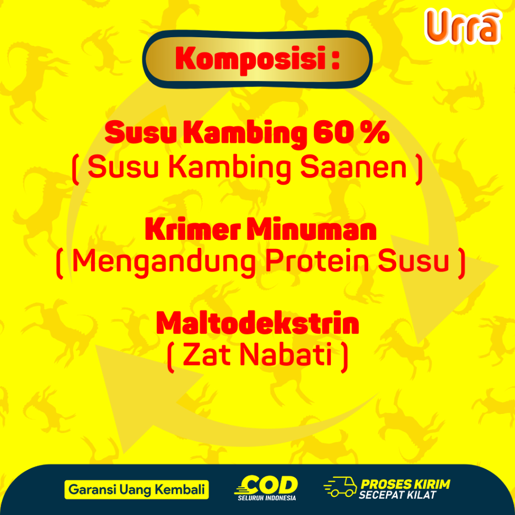 

New // [ Paket 2 Box ] Susu Urra 200Ml Susu Kambing Saanen Untuk Penambah Berat Badan Dan Tinggi