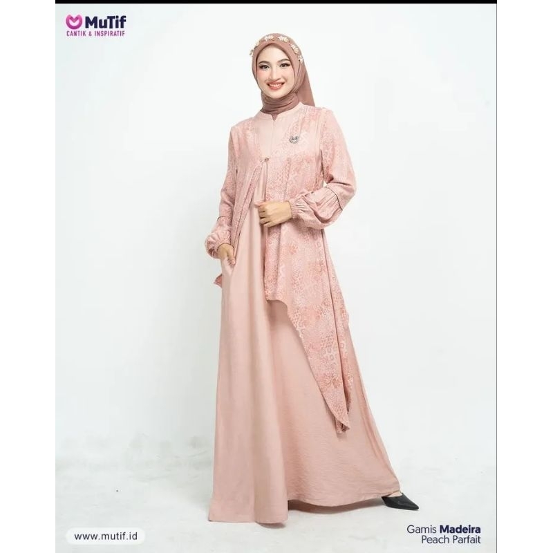 NEW GAMIS MUTIF MADEIRA Gamis Mutif Terbaru Terkini Wanita Dewasa