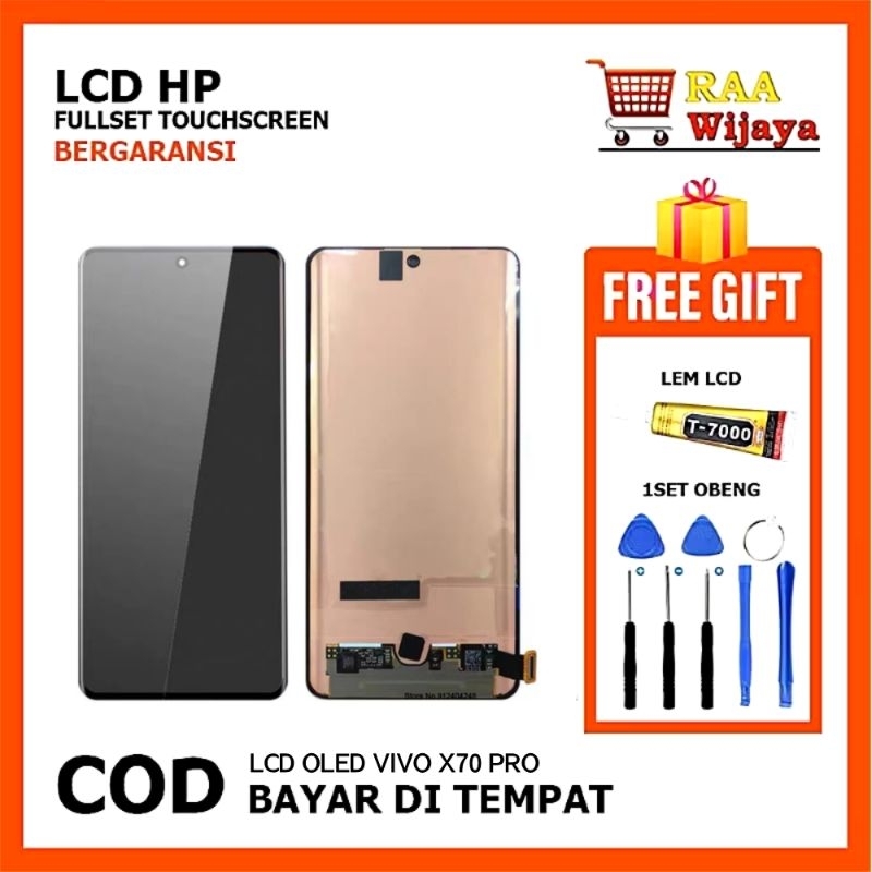 [ORIGINAL] LCD VIVO X70 PRO OLED FULLSET TOUCHSCREEN