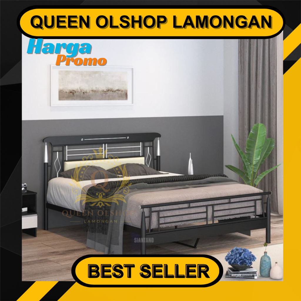 Dipan Siantano Pioner 140 160x200 / Ranjang Besi