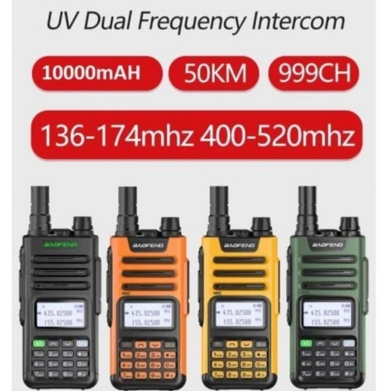 HT Baofeng UV-13PRO Original Walkie Talkie jarak jauh