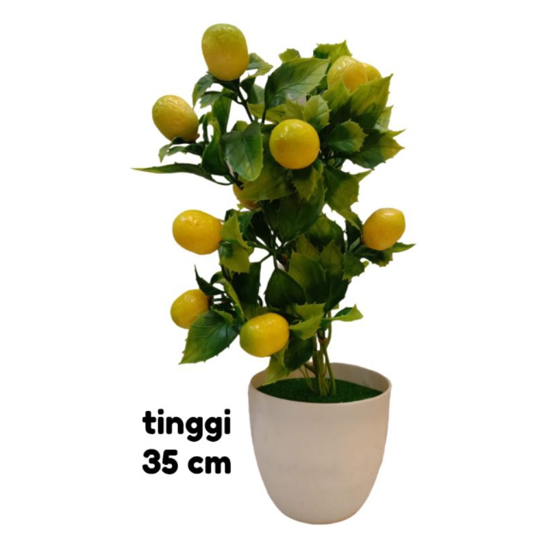 TANAMAN POHON BUAH PLASTIK HIAS ARTIFICAL