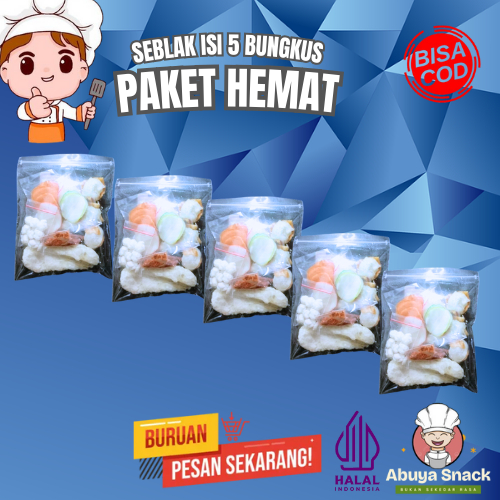 

Seblak Isi 5 Bungkus Komplit Dengan Limo