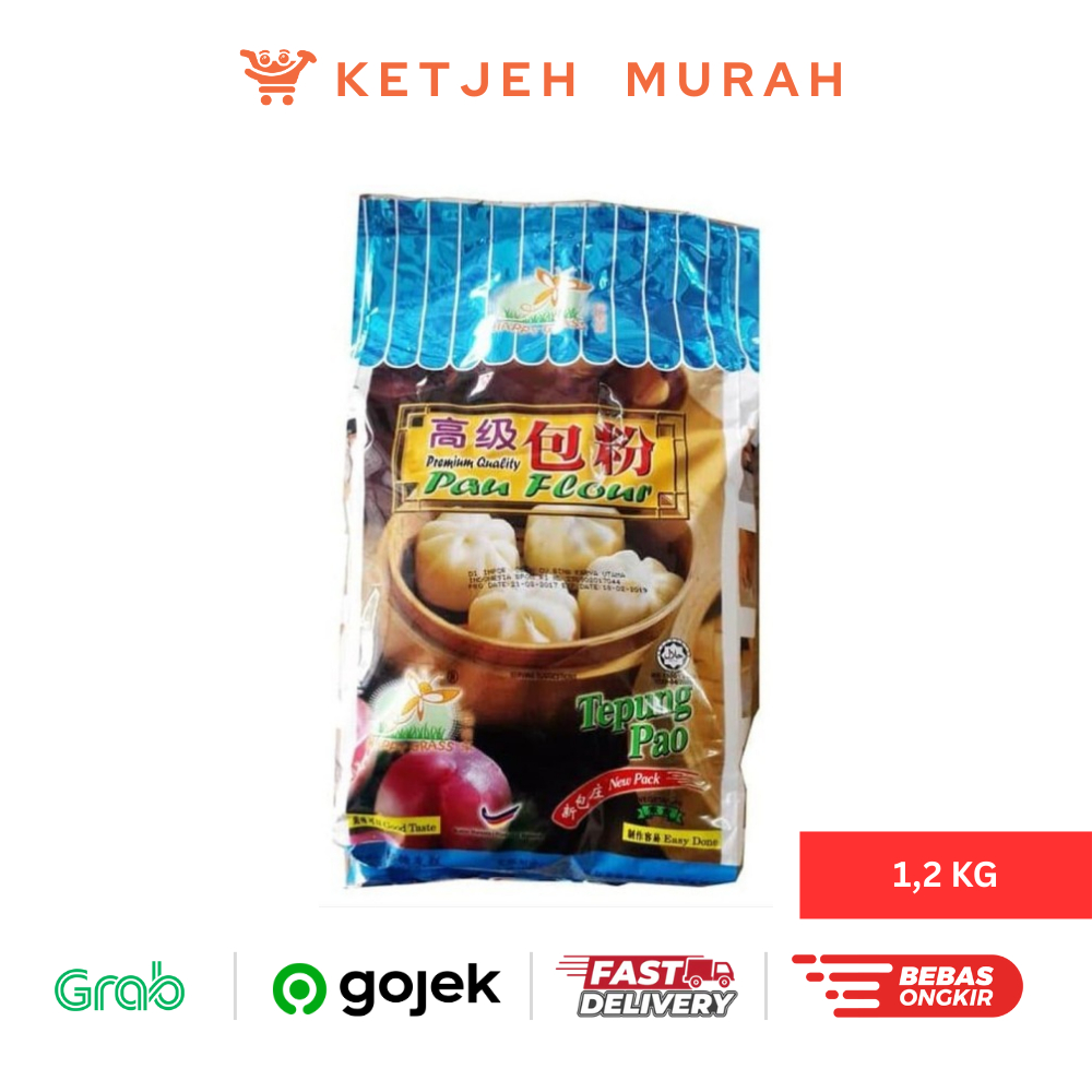 

Tepung Bakpao Pao Premium Quality Happy Grass 1,2 KG