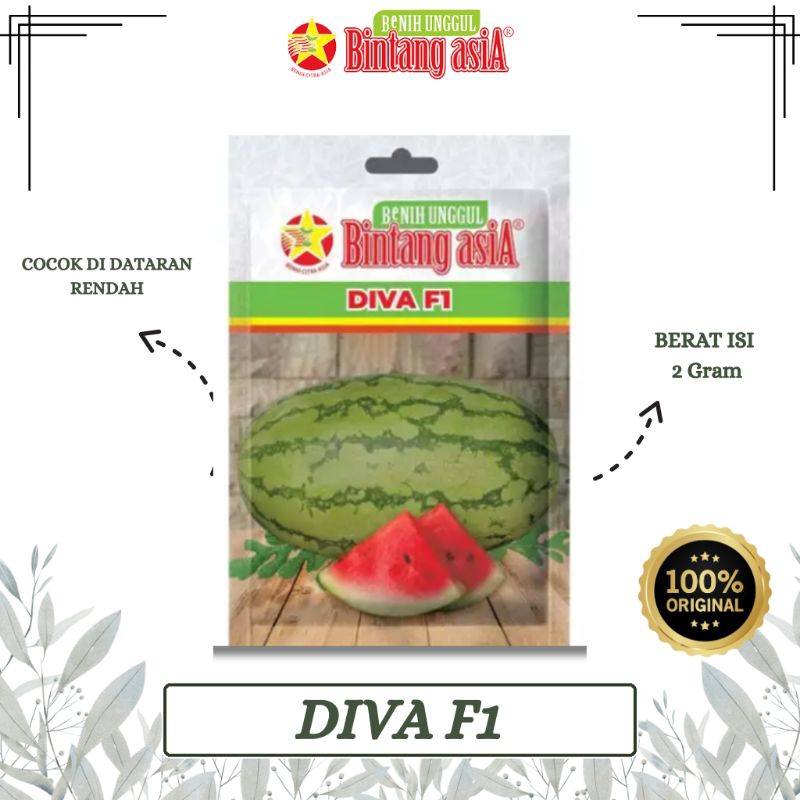 BENIH SEMANGKA DIVA F1 2 GRAM BINTANG ASIA PT. BENIH CITRA ASIA