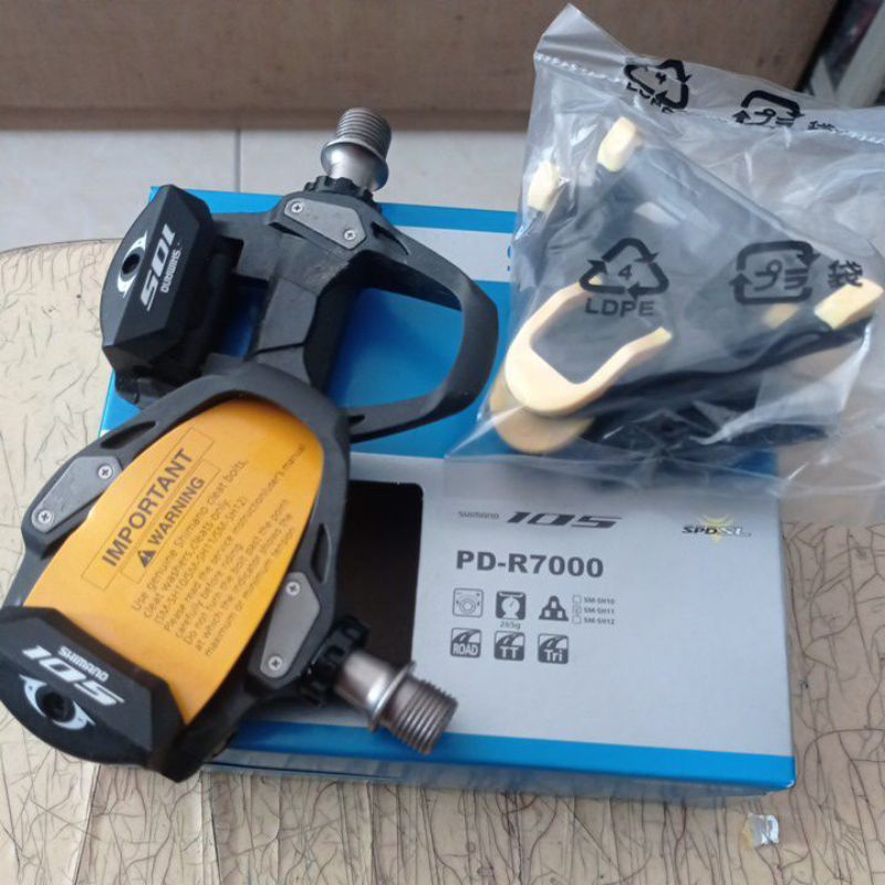 Pedal shimano 105 PD-R7000+clead pedal