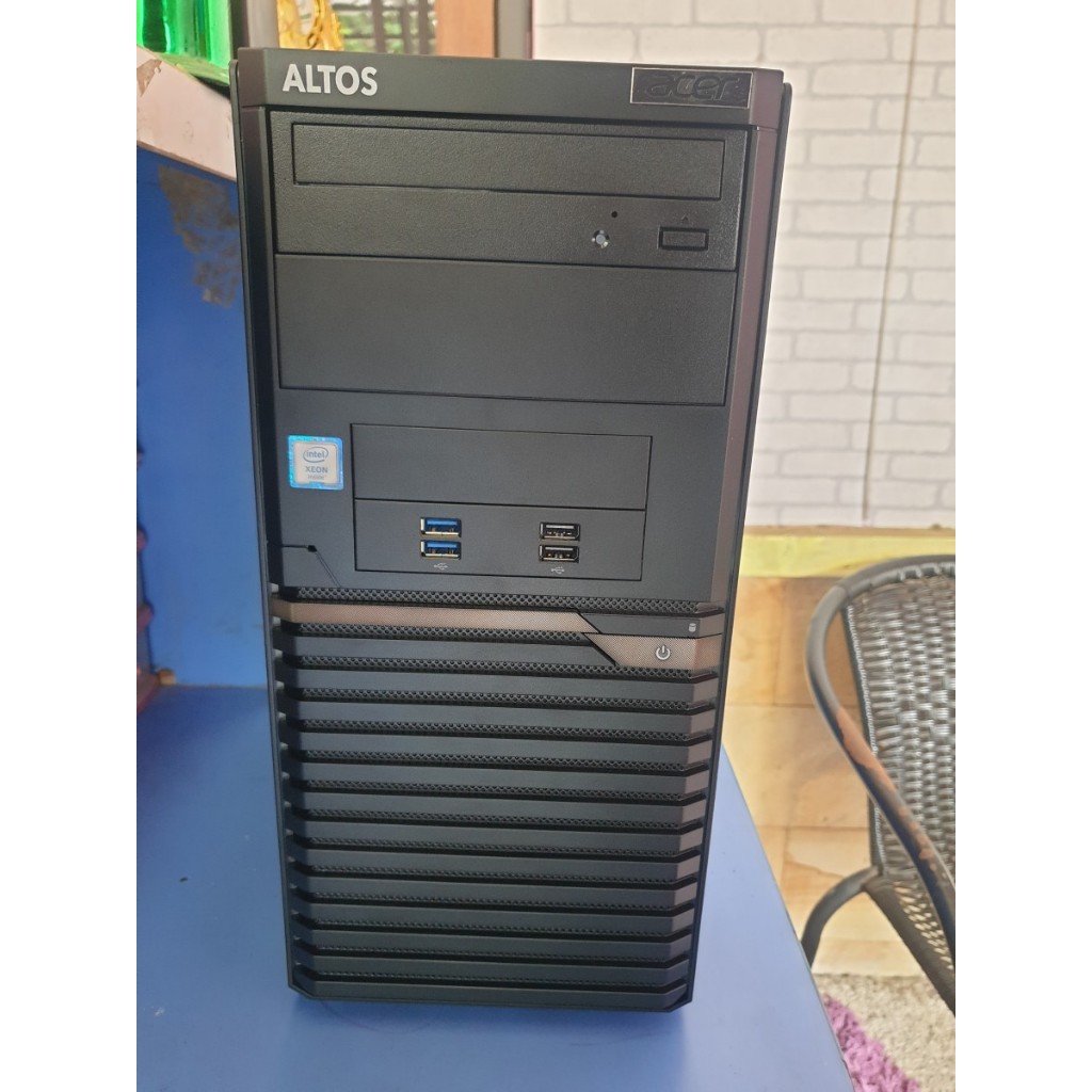 PC Server Tower ACER ALTOS T110 F4 - E3-1225V6 32GB 1TB HDD DVDRW TKDN - T110F4