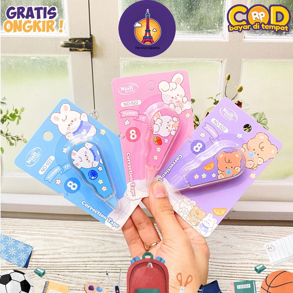 

Correction Tape Jinuo Animal Zoo Alat Tulis Koreksi Stationery