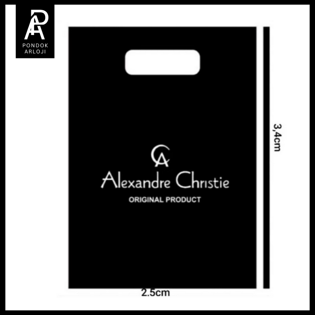 

Goodie Bag Kain / Kantong Tas / Tas Jam Tangan Alexandre Christie AC Bag