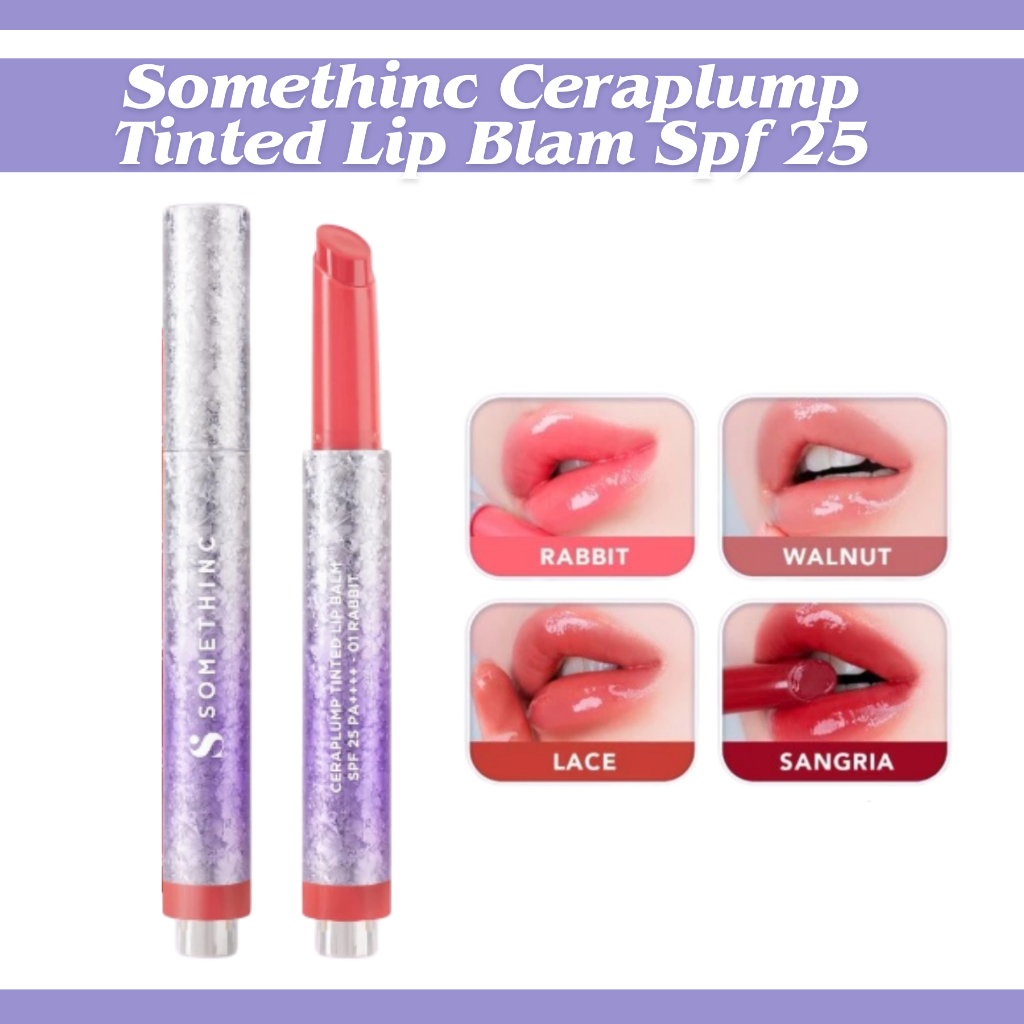 Somethinc Ceraplump Tinted Lip Balm SPF 25 PA++++/Pelembab Bibir