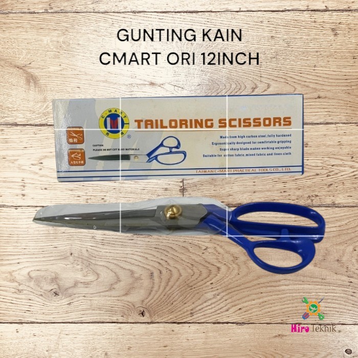 

GUNTING KAIN CMART ORI 12INCH/GUNTING BAHAN KAIN TAILOR 12 inch / TAILORING SCISSORS GOOD QUALITY