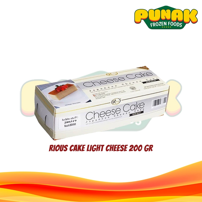 

RIOUS CAKE LIGHT CHEESE 200G