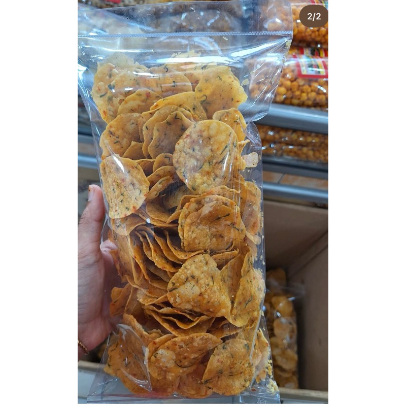 

kerupuk tipis sala lauak gurih renyah
