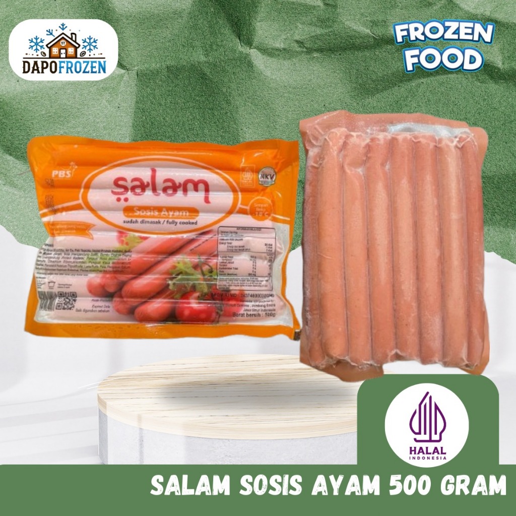 

Salam Sosis Ayam 500 Gram - Frozen Food