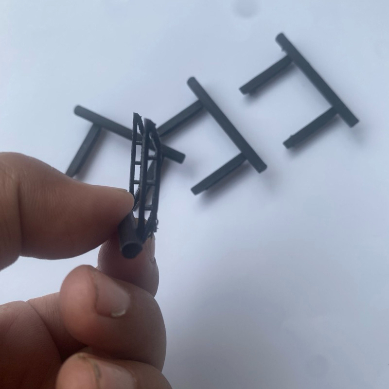 Miniatur Stut Bar Belakang/ Bemper belakang bus plastik RKC