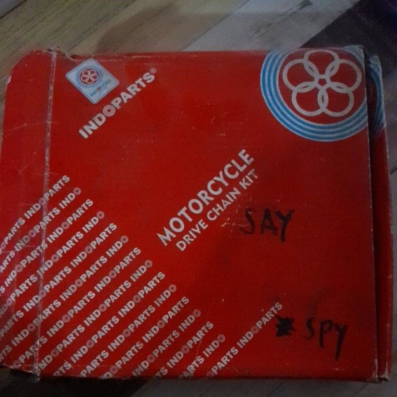 Gir Set/Gir Depan,Belakang+Rantai Honda GLPRO NEOTECH,MEGA PRO(46T/14T 428H X 112L)INDOPART