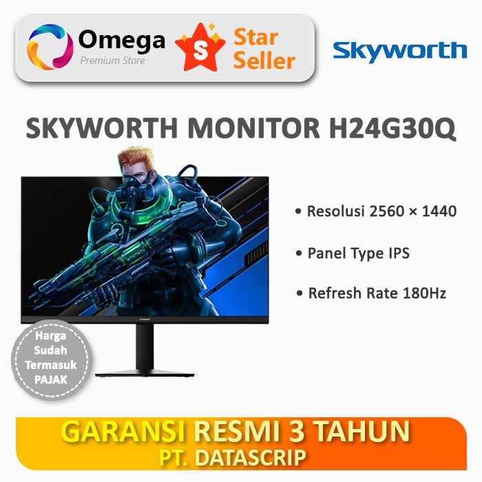 Monitor Skyworth H24G30Q 24" IPS 180Hz