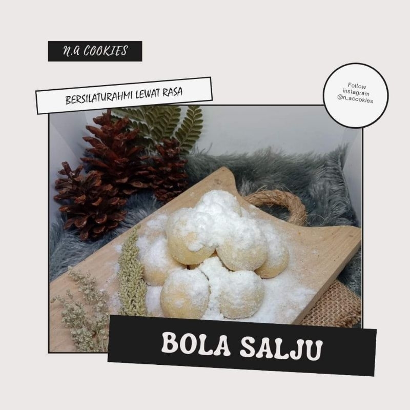 

bola salju cookies by n.a cookies