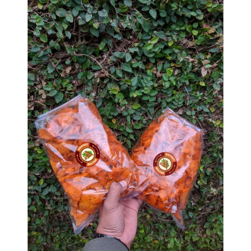 

kripset aroma daun jeruk dan full bumbu