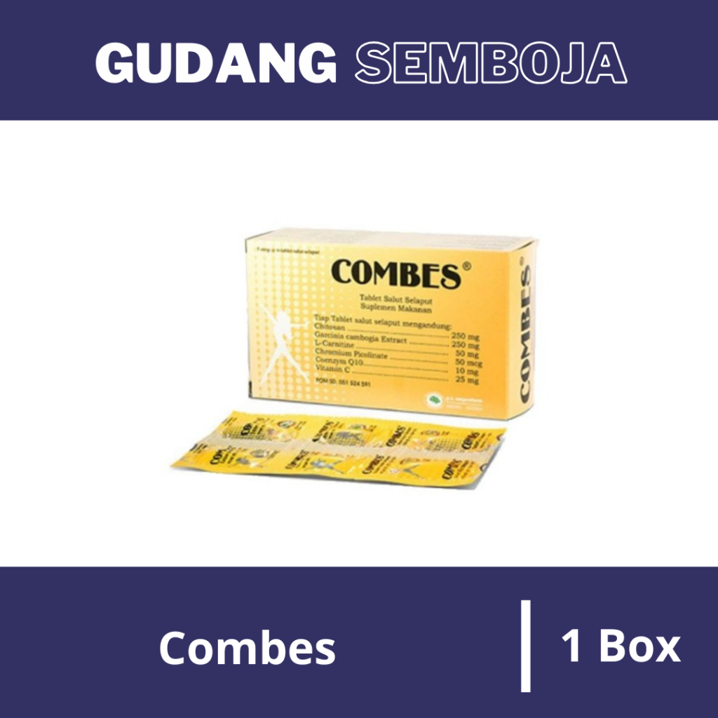 Combes Box Isi 30 Tablet / Obat Pelangsing Suplemen Diet