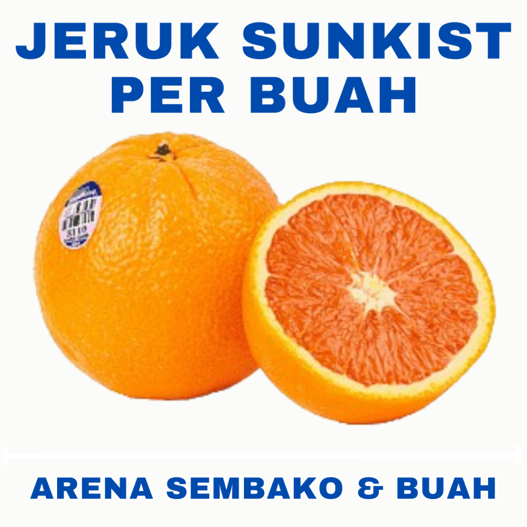 

(INSTANT/SAMEDAY ONLY) PROMOO BUAH JERUK SUNKIST PER BUAH / PCS / BIJI ARENA BUAH CIKARANG