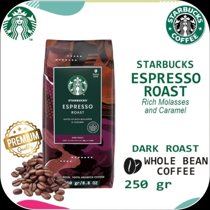 

Starbucks whole Bean Coffee Dark Roast 250 g