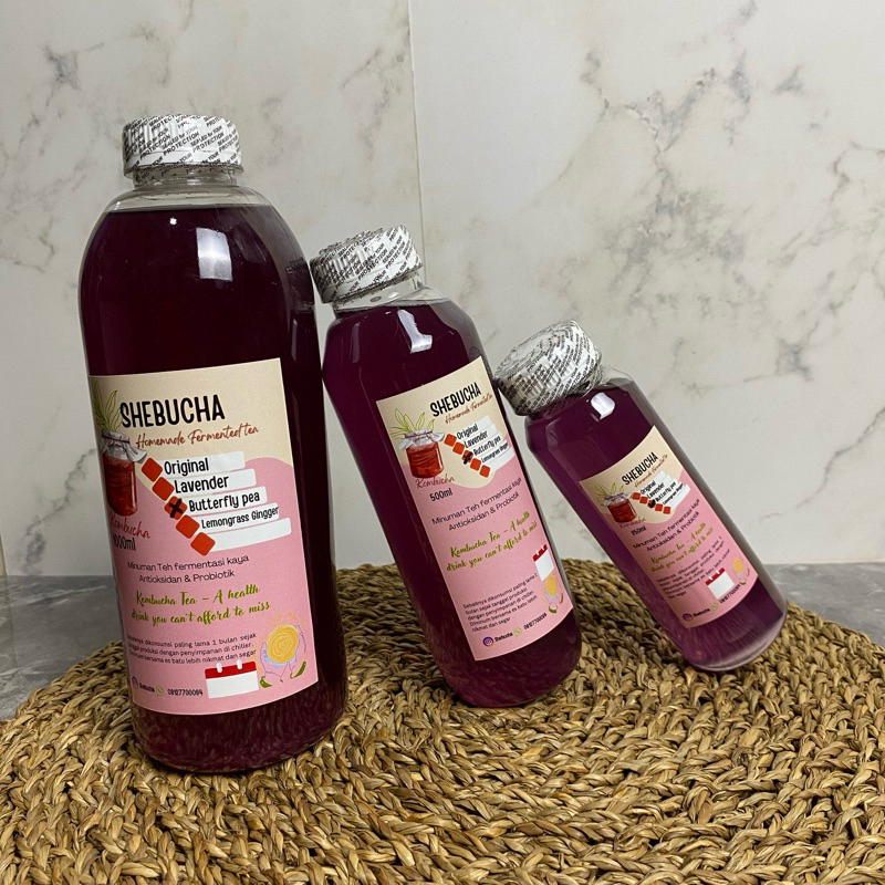 

SHEBUCHA BUTTERFLY PEA/BUNGA TELANG Homemade kombucha by Mashe