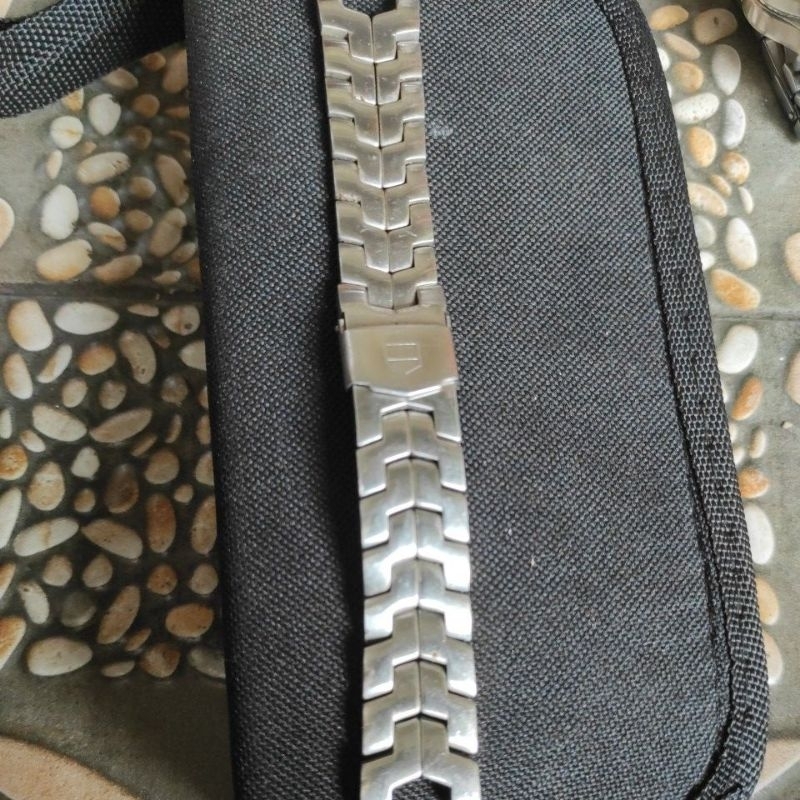 rantai jam tangan tag Heuer solid stainless steel bekas