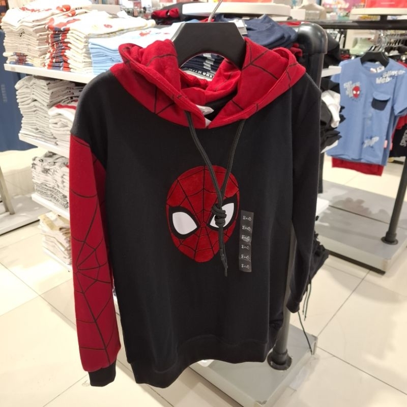 Marvel x Nevada Spiderman Hoodie Jacket Anak Laki Laki Original