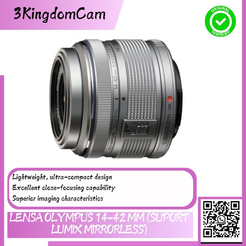 LENSA OLYMPUS 14-42 MM (SUPORT LUMIX MIRRORLESS)
