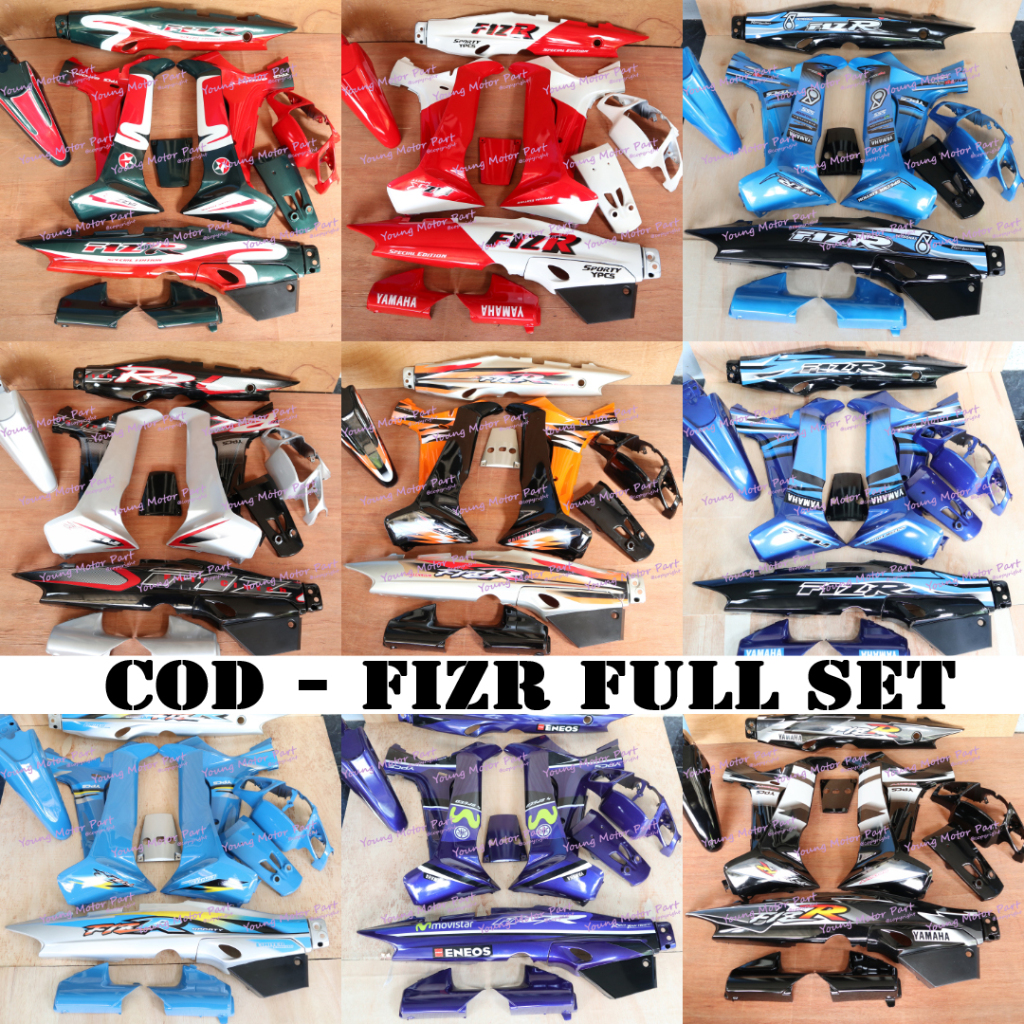 Khusus COD - Cover Body Yamaha FizR Full Set Bahan ABS