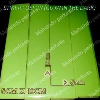 

Stiker Fosfor Glow In The Dark 5CM X 10CM Sticker Luminous