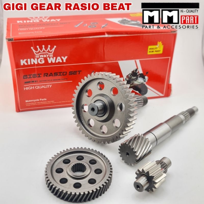 GIGI GEAR RASIO BEAT - GEAR GER RASIO BEAT KARBU GIGI RASIO SCOOPY KARBU