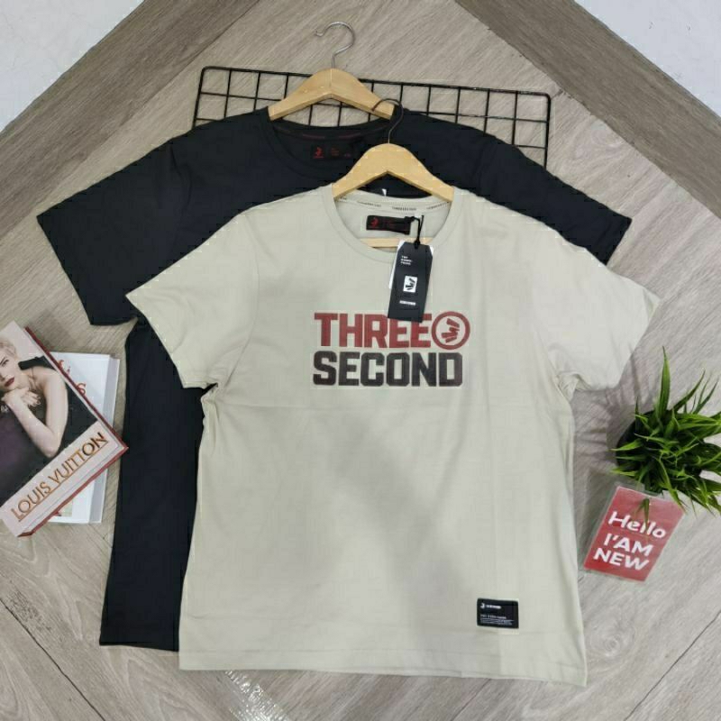 kaos 3second pria original