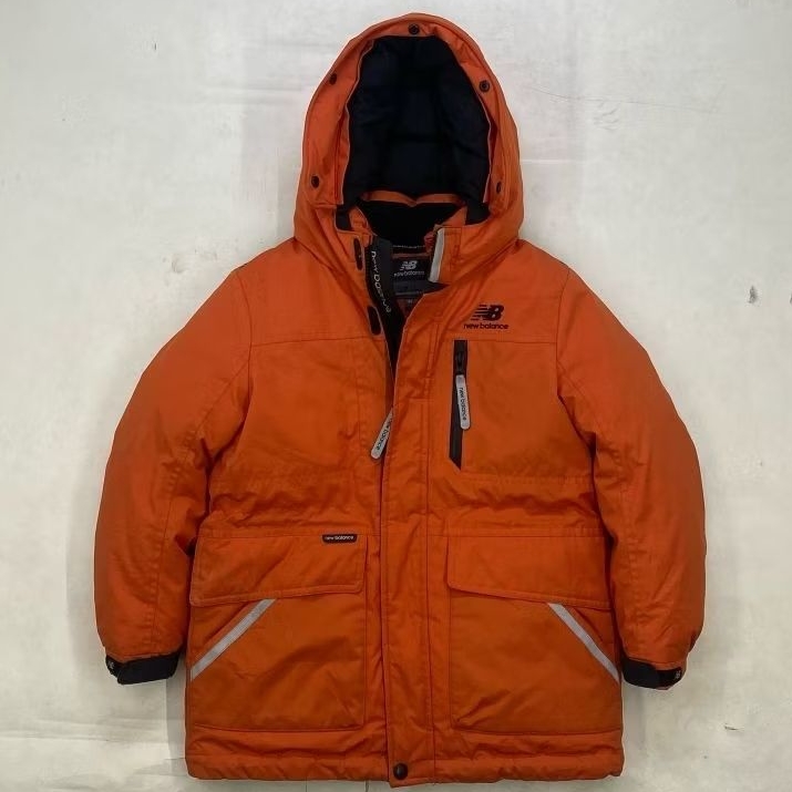 JK01 Jaket Parka Outdoor Bulang Anak 10 Th NB New Balance Bulu Angsa Winter Musim Dingin Hiking Pend