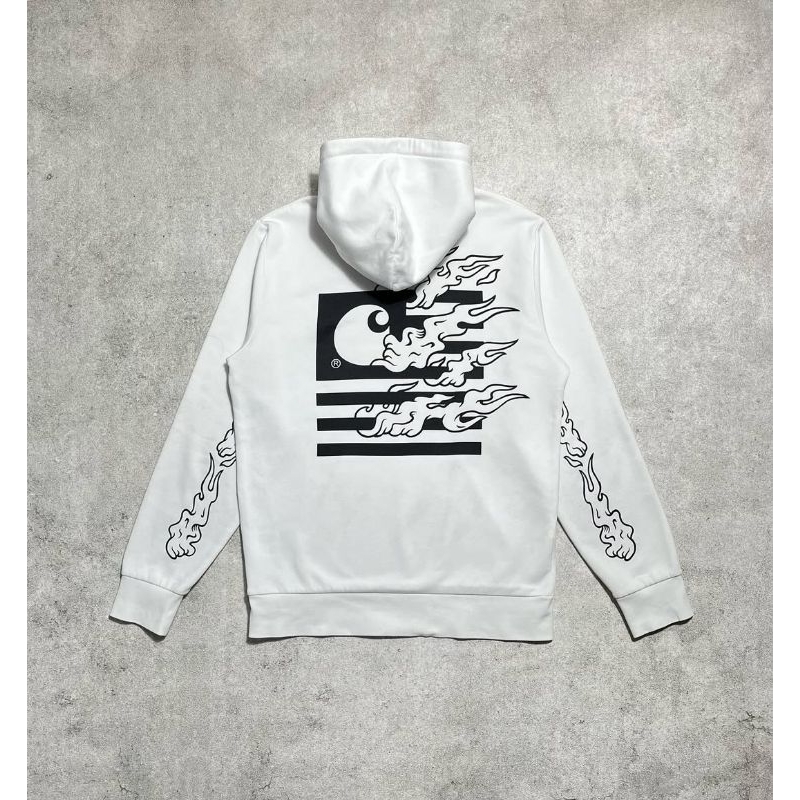 Carhartt hoddie state flames sweat